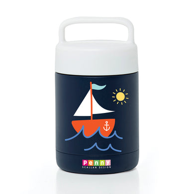 Penny Scallan Thermal Flask Food Jar - Anchors Away