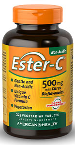 American Health Ester C 500 mg 225 vegetarian tablets