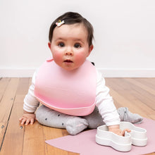 Sample We Might Be Tiny Catchie Silicone Bibs