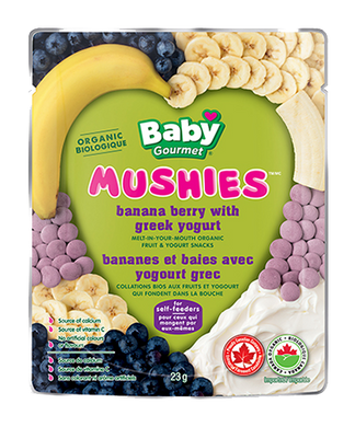 Baby Gourmet Banana Berry Greek Yogurt Mushies