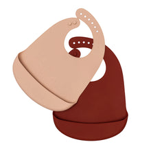 Sample We Might Be Tiny Catchie Silicone Bibs