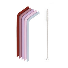 We Might Be Tiny Bendie Straws - Sun and Sky  (Set of 5 plus Cleaning Brush)
