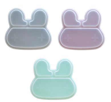 We Might Be Tiny Bunny Stickie Plate with Lid