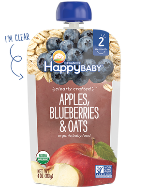Happy Baby Clearly Crafted Apples, Blueberries and Oats
