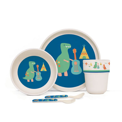 Penny Scallan Bamboo Mealtime Set - Dino Rock