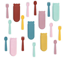 We Might Be Tiny Silicone Feedie Fork & Spoon Set