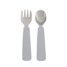 We Might Be Tiny Toddler Feedie Spoon and Fork Set