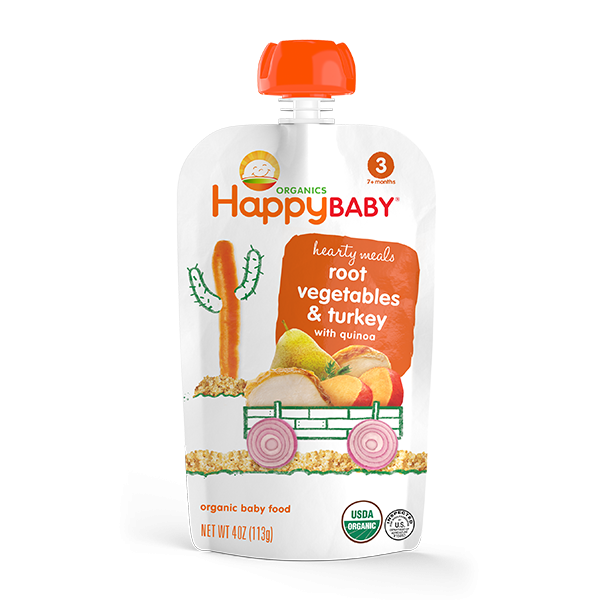 Happy Baby Stage 3  - Vegetables with Turkey and Quinoa
