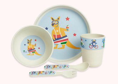 Penny Scallan Bamboo Mealtime Set - Kangaroo Crew
