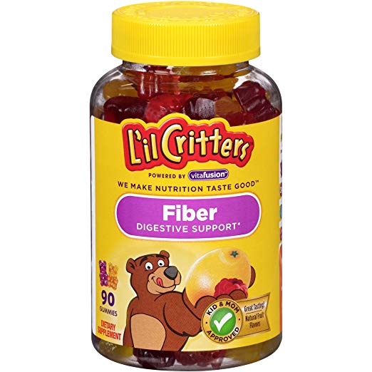 L'il Critters Kids Fiber Gummy Bears Supplement, 90 Count