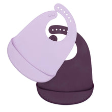 Sample We Might Be Tiny Catchie Silicone Bibs