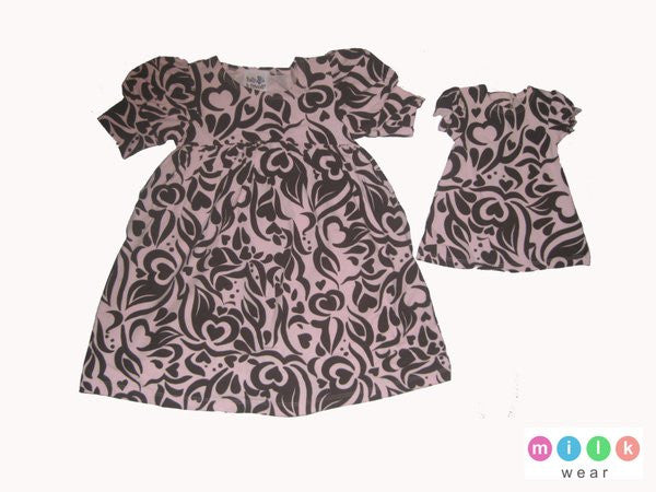 Milk Wear Paisley Print Dress with Doll Dress