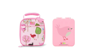 Penny Scallan Bundle of Lunch Bag and Mini Bento Box - Chirpy Bird