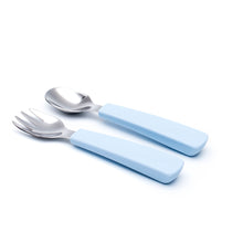 We Might Be Tiny Toddler Feedie Spoon and Fork Set