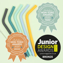 We Might Be Tiny Bendie Straws - Sun and Sky  (Set of 5 plus Cleaning Brush)