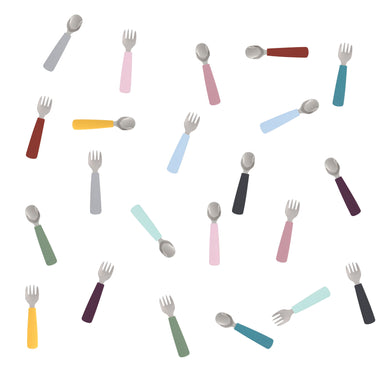 We Might Be Tiny Toddler Feedie Spoon and Fork Set