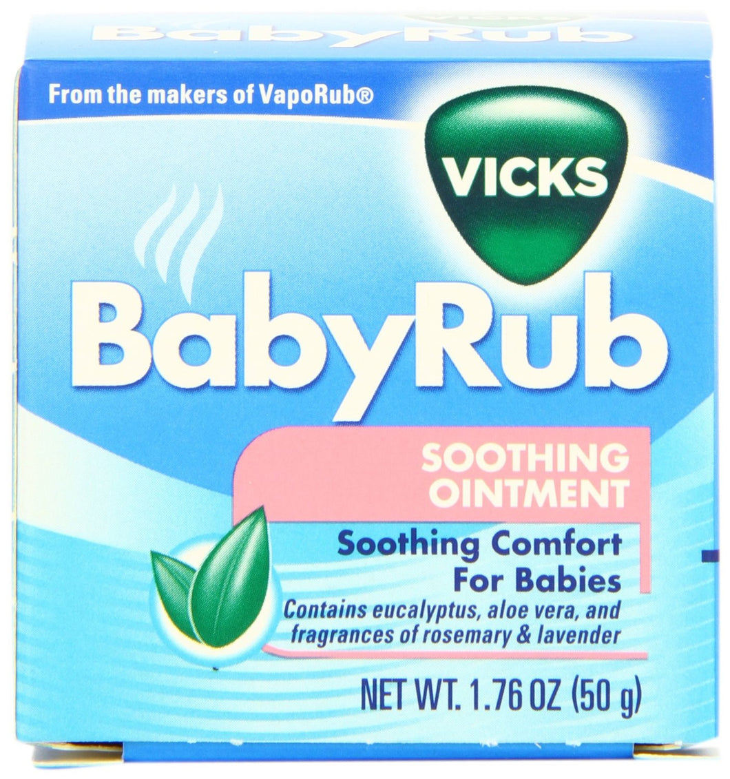 Vicks Babyrub Soothing Ointment 1.76 Oz, 50 g