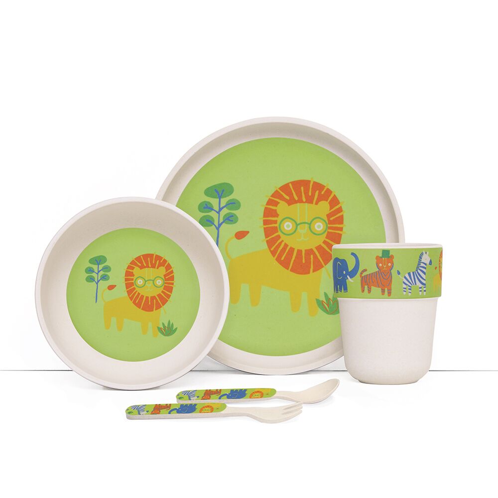 Penny Scallan Bamboo Mealtime Set - Wild Thing