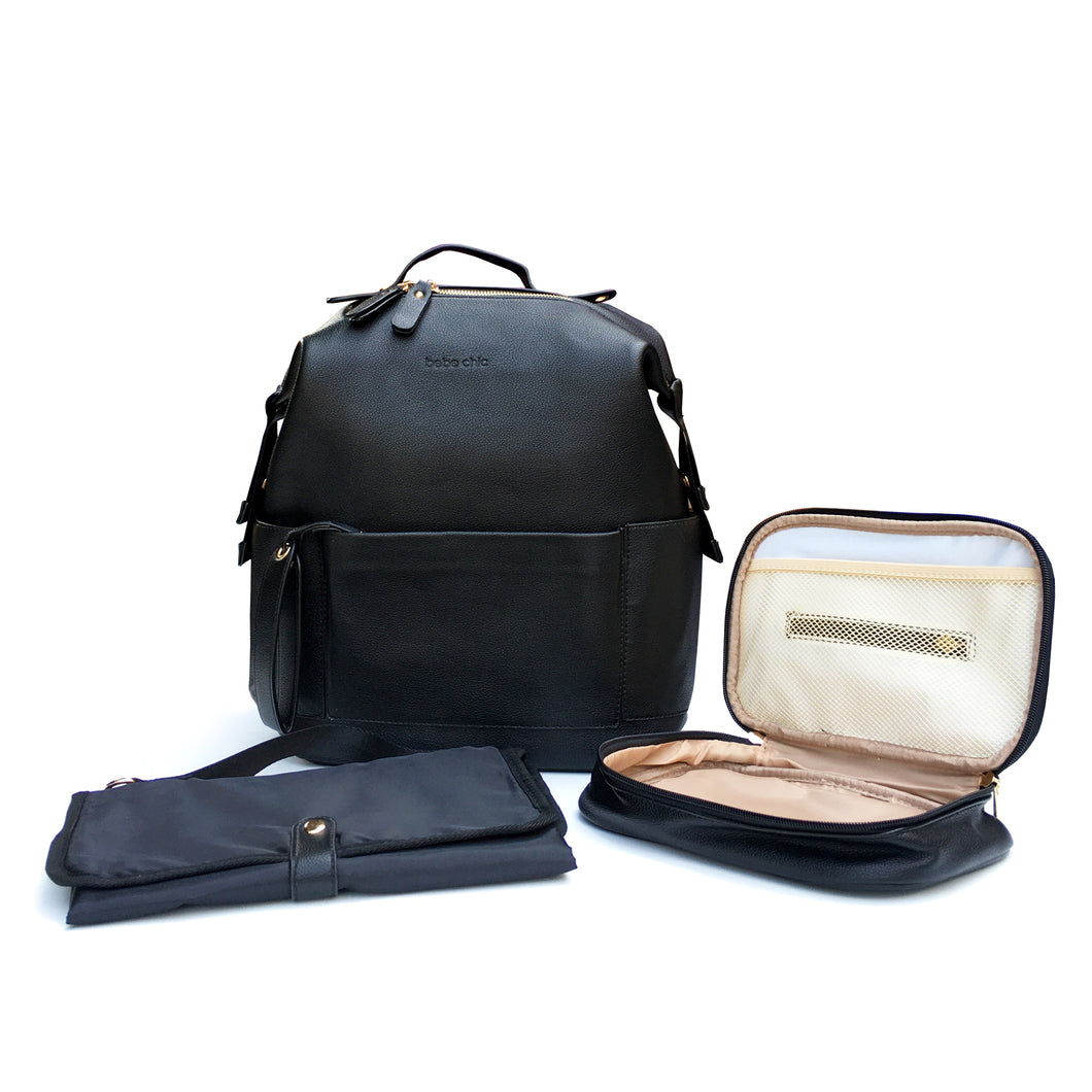 Bebe Chic Ashton Diaper Bag - Black