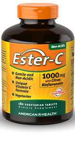 American Health Ester C 1000 mg 180 vegetarian tablets