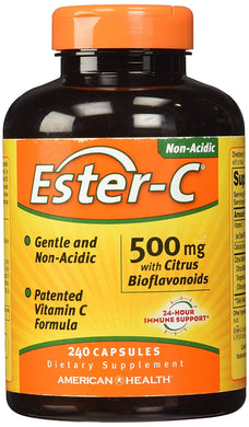 American Health Ester C 500 mg 240 capsules