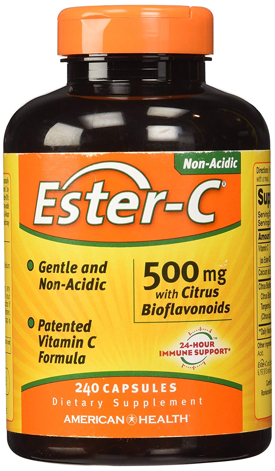 American Health Ester C 500 mg 240 capsules