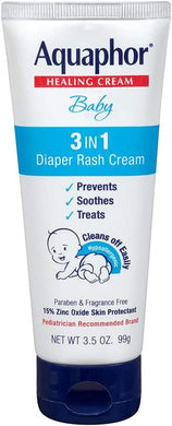 Aquaphor Baby Diaper Rash Cream 3.5 oz