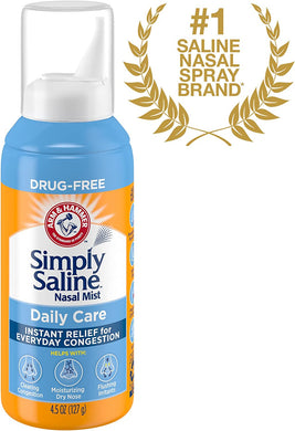 ARM & HAMMER Simply Saline Nasal Care Daily Mist 4.5oz