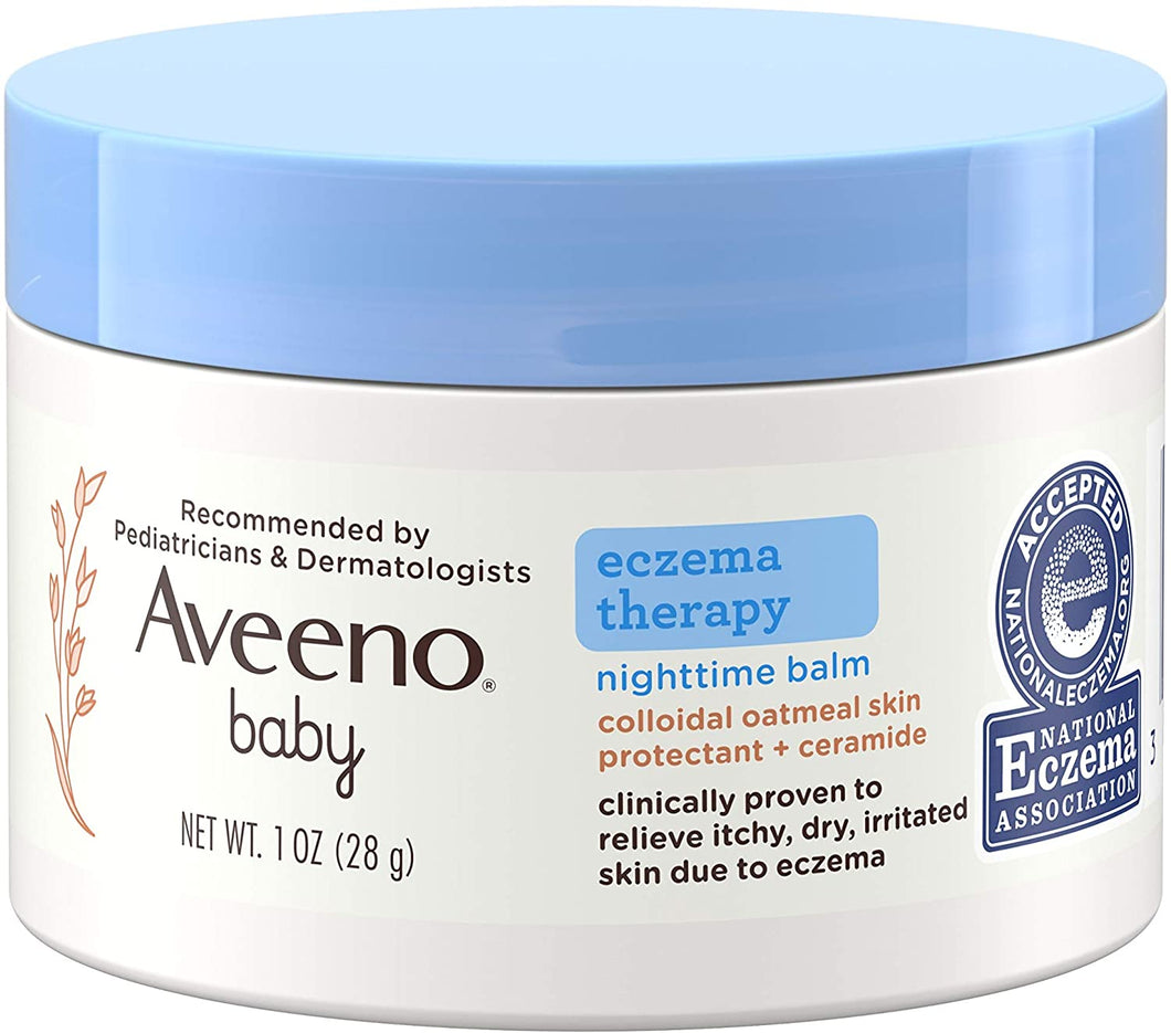 Aveeno Baby Eczema Therapy Nighttime Moisturizing Balm 1 oz