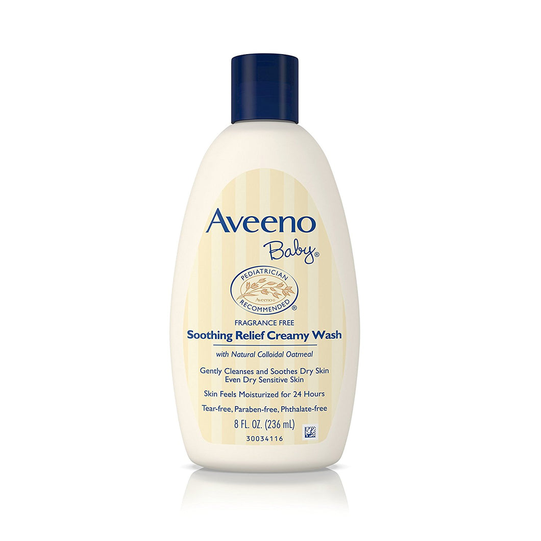 Aveeno Baby Soothing Relief Creamy Wash 8 oz.