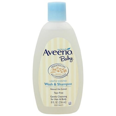 Aveeno Baby Wash and Shampoo 8 fl. oz.