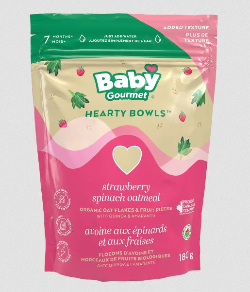 Baby Gourmet Organic Strawberry Spinach Oatmeal Cereal