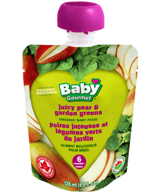 Baby Gourmet Juicy Pear and Garden Greens