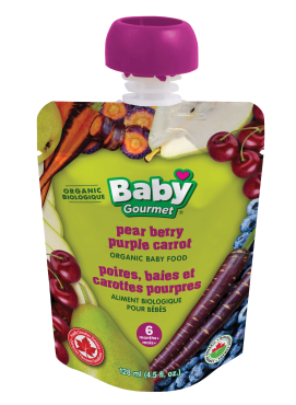 Baby Gourmet Pear Berry Purple Carrot