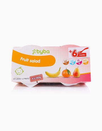 Byba Fruit Salad 4 x 130 g tub