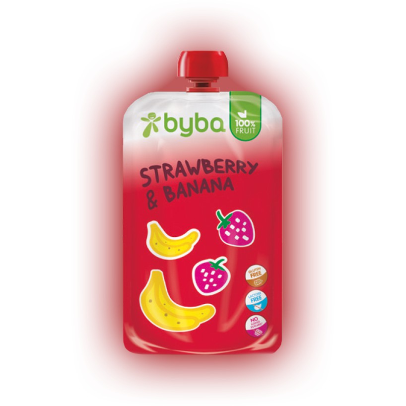 Byba Strawberry and Banana 120 g
