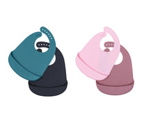 We Might Be Tiny Catchie Silicone Bibs