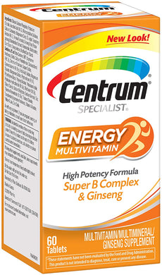 Centrum Specialist Energy Complete Multivitamin 60 tablets