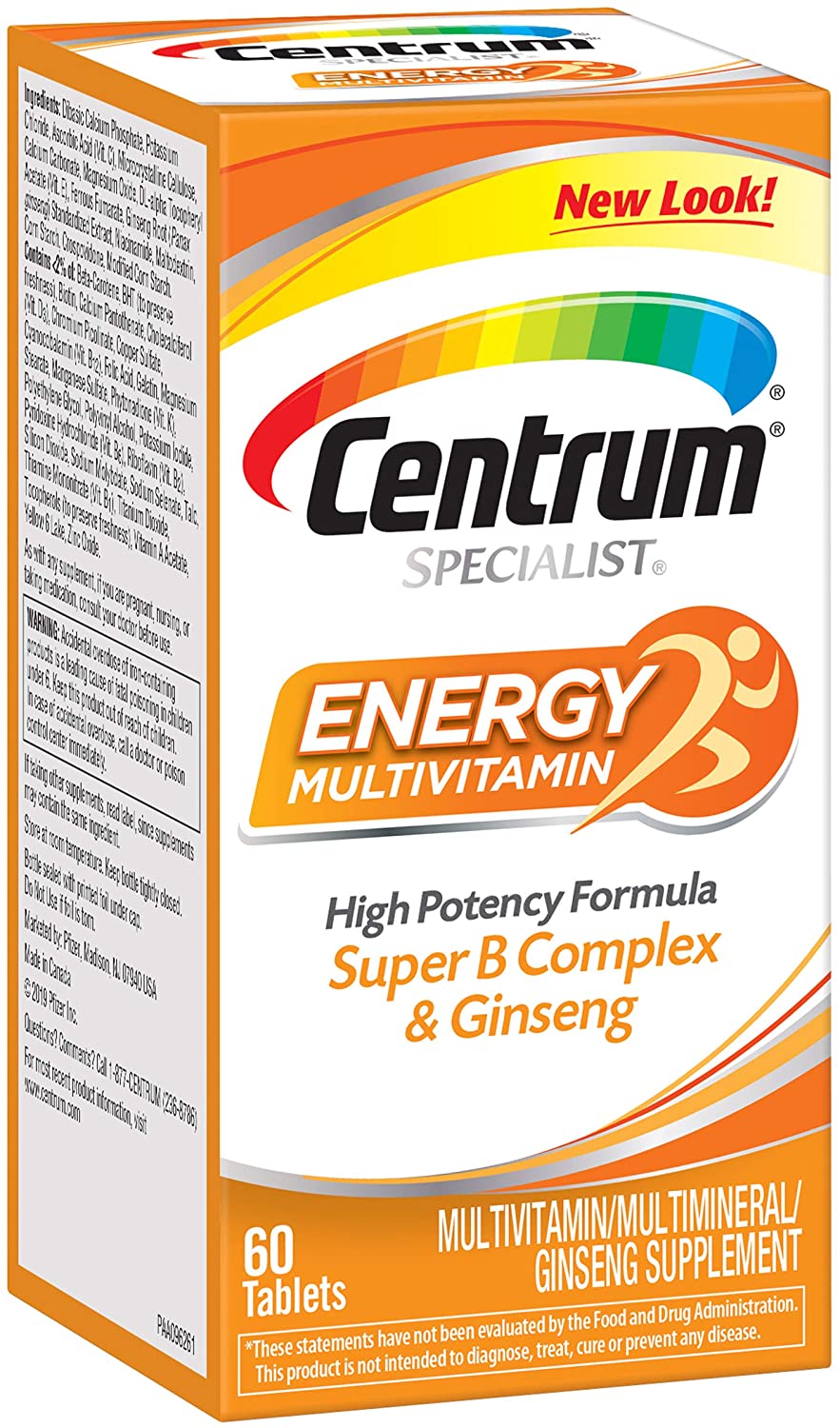 Centrum Specialist Energy Complete Multivitamin 60 tablets
