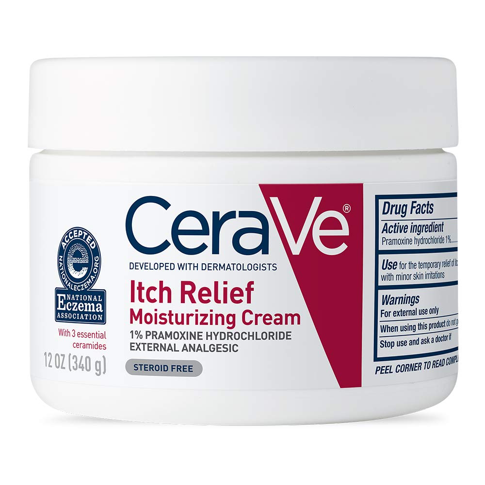 CeraVe Moisturizing Cream for Itch Relief 12 oz
