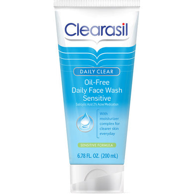 Clearasil Daily Clear Oil-Free Daily Face Wash Sensitive 6.5 oz.