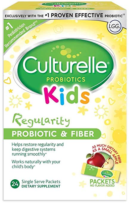Culturelle Kids Regularity Probiotic and Fiber Supplement (24 packets)