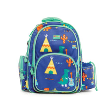 Penny Scallan Bundle of Large Backpack and Large Lunch Bag - Dino Rock