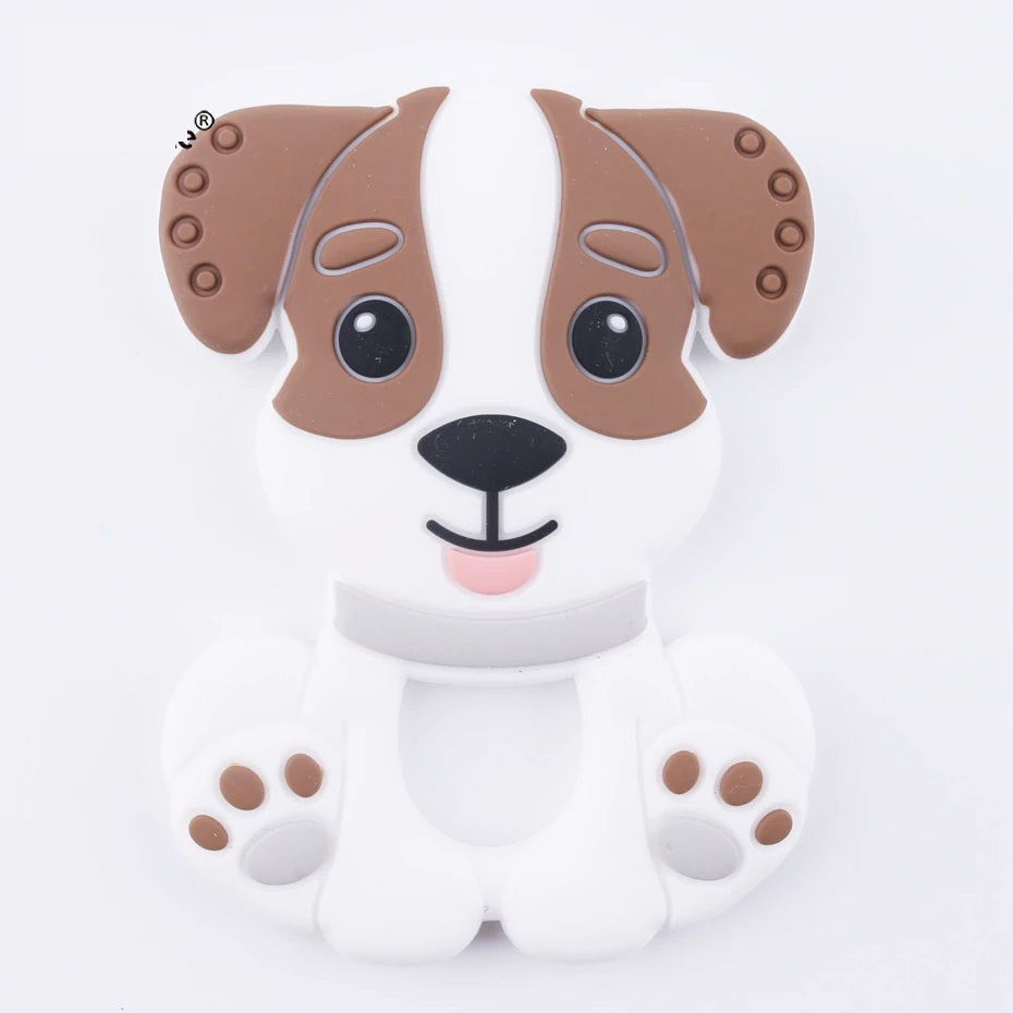 Popsicle Brown Puppy Teether