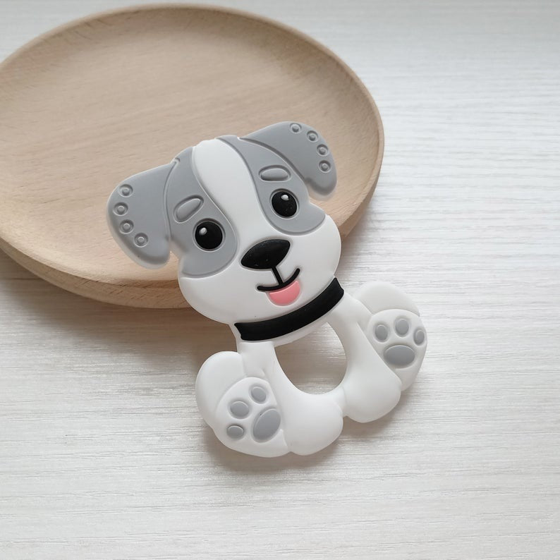 Popsicle Grey Puppy Teether