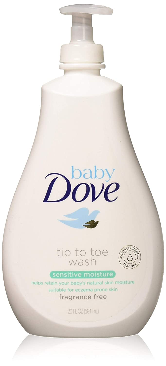 Dove Baby Wash Tip to Toe Wash Sensitive Moisture 20 fl oz