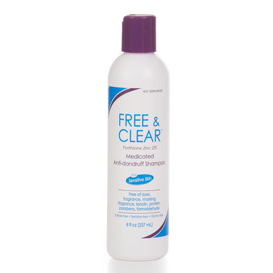 Free and Clear Medicated Anti-Dandruff Shampoo 8 fl oz.