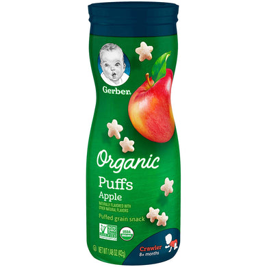 Gerber Organic Apple Puffs 1.48 oz.
