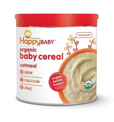 Happy Baby Organic Oatmeal Cereal – Chubby Cheeks Baby
