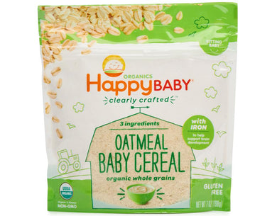 Happy Baby Clearly Crafted Organic Oatmeal Cereal